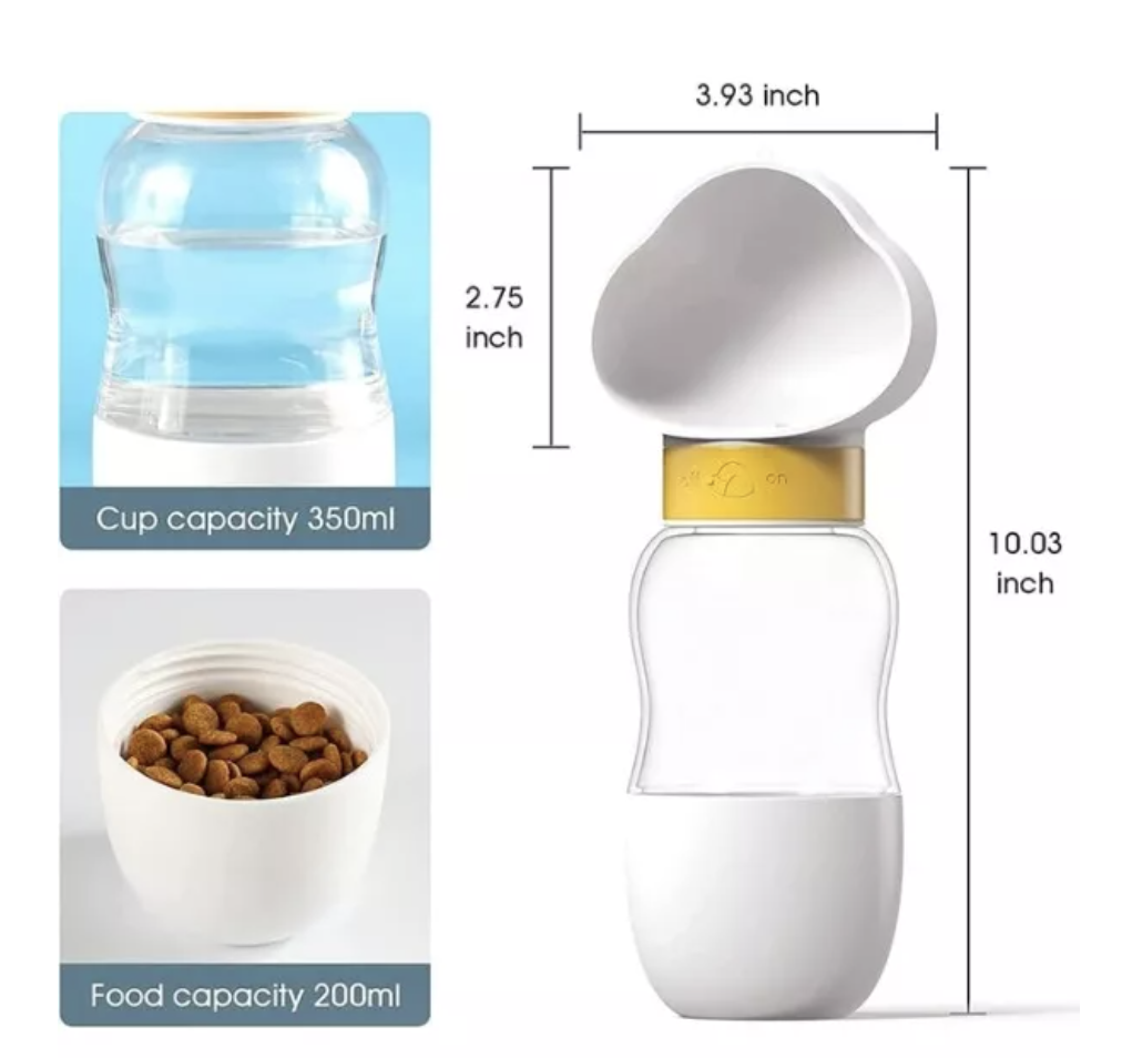 Comedero + Bebedero Agua Para Mascotas